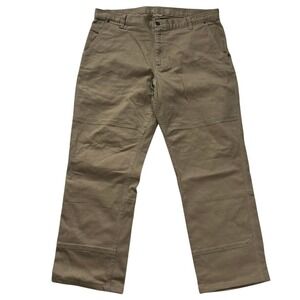 Mountain Hardwear Double Knee Cargo Utility Pants Sz 36/30 Tan Workwear Gorpcore